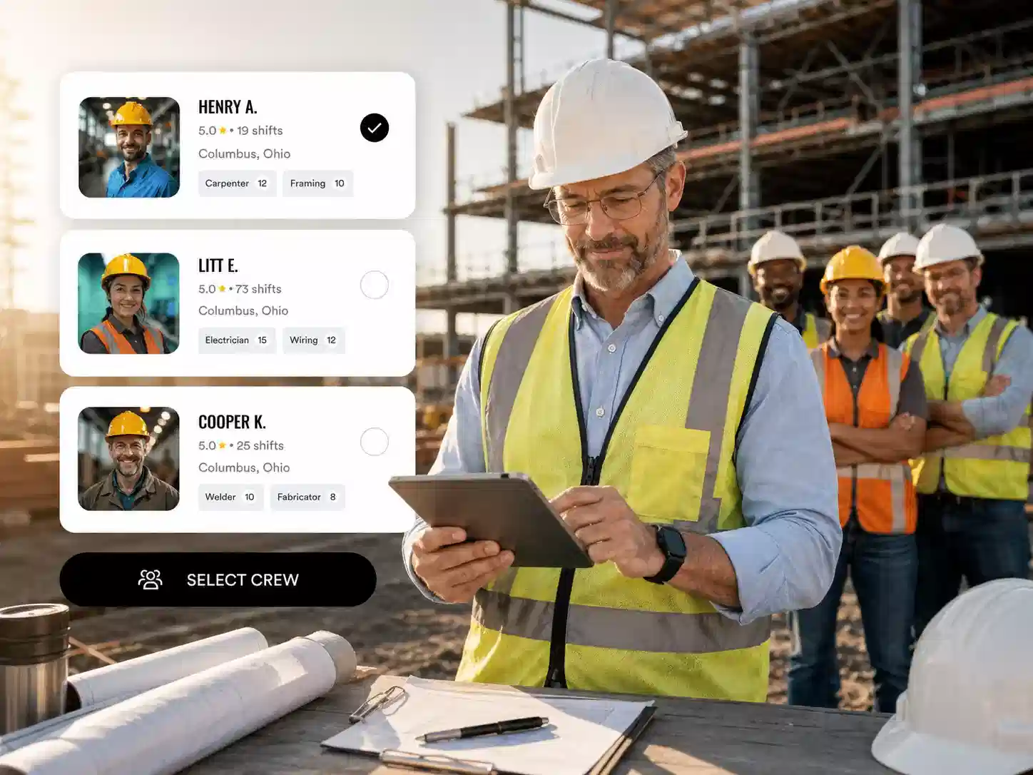 Invite, Hire & Pay