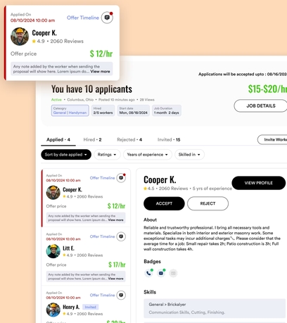 Track Work in Real Time